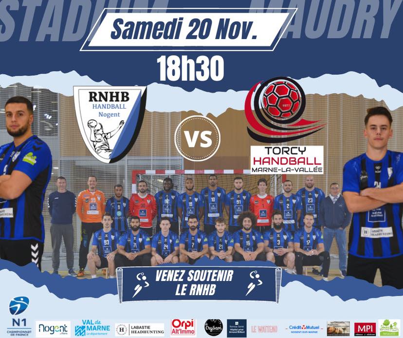 Actualité N1M REVEIL DE NOGENT THBMLV club Handball Torcy